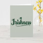 Irische Pride-Grafikkarte Karte (Gelbe Blume)