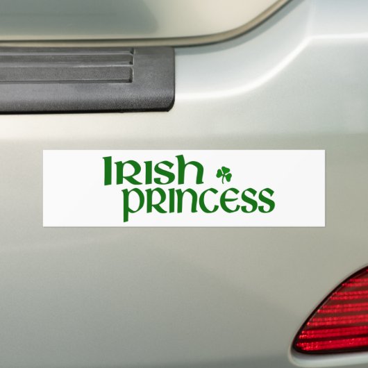 Irische Prinzessin Autoaufkleber (Auf Auto)