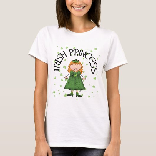 Irische Prinzessin Redhead T-Shirt (Vorderseite)