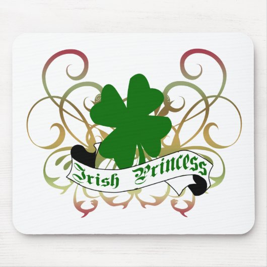 Irische Prinzessin Shamrock Mousepad (Vorne)