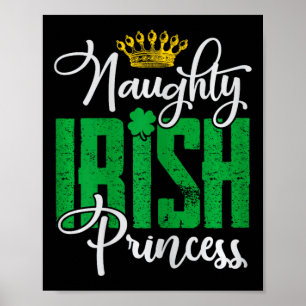 Irische Prinzessin St Patrick's Day Irland Poster