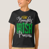 Irische Prinzessin St Patrick's Day Irland T-Shirt (Vorderseite)