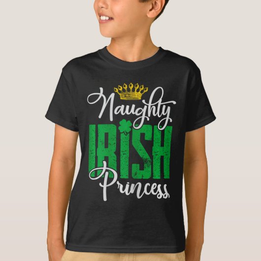 Irische Prinzessin St Patrick's Day Irland T-Shirt (Vorderseite)