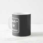 Irische Prinzessin St. Patricks Day Kaffeetasse (Vorderseite Links)