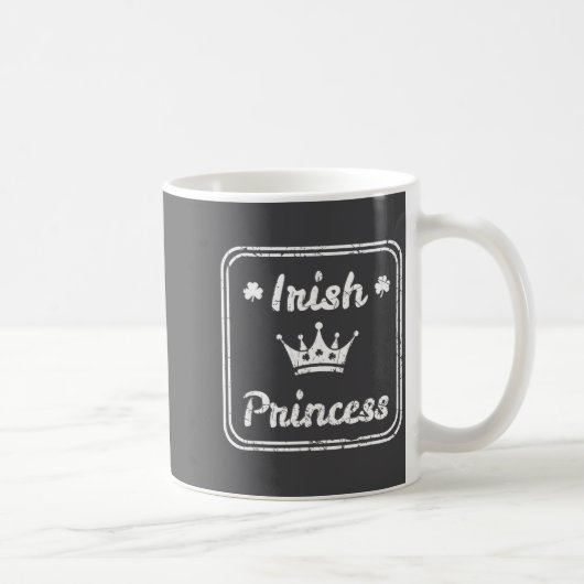 Irische Prinzessin St. Patricks Day Kaffeetasse (Rechts)