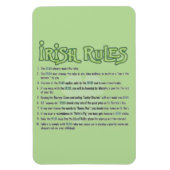 Irische Regeln Magnet (Vertikal)
