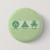 Irische religiöse Freunde Gebete und Segnungen Button (Vorderseite)