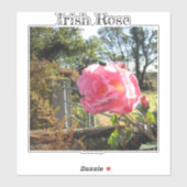 Irische Rose Aufkleber (Blatt)