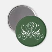 Irische Rose Magnet (Vorderseite/Rückseite)