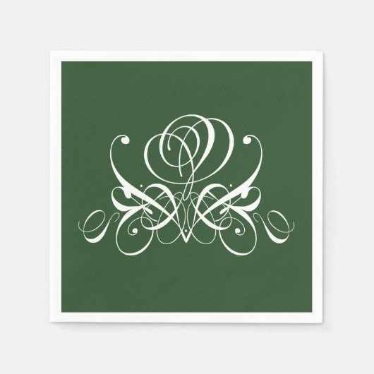 Irische Rose Serviette (Vorderseite)