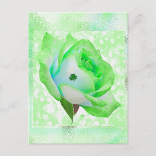 Irische Rose und Jahrestag! Karte (Vorderseite)