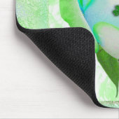 Irische Rose und Kleeblatt! Mousepad (Ecke)