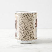 Irische Rot- und Weiß-Farbgebung - Originale Kunst Kaffeetasse (Mittel)