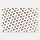 Irische Rot- und Weiß-Malerei Original Art Geschenkpapier Set (Vorderseite 2)