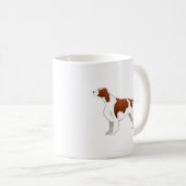 Irische Rot- und WeißSetter-Grunddarstellung Kaffeetasse (VorderseiteRechts)