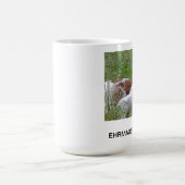 Irische rote u. weiße Setzer-Tasse Kaffeetasse (Mittel)