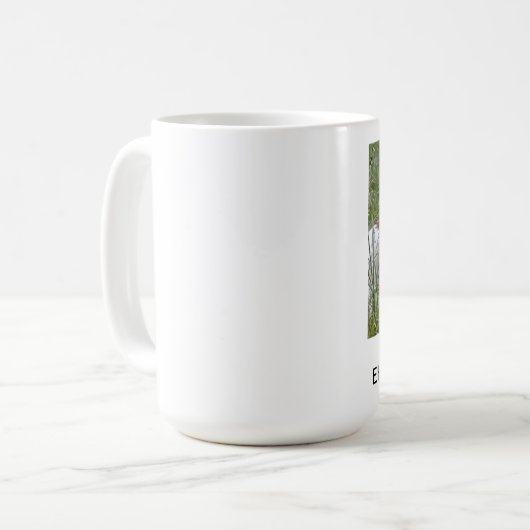 Irische rote u. weiße Setzer-Tasse Kaffeetasse (Vorderseite Links)