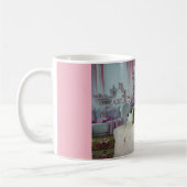 Irische rote und weiße Setzer-Kaffee-Tasse Kaffeetasse (Links)