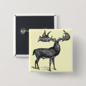 Irische Rotwild Button (Vorne & Hinten)