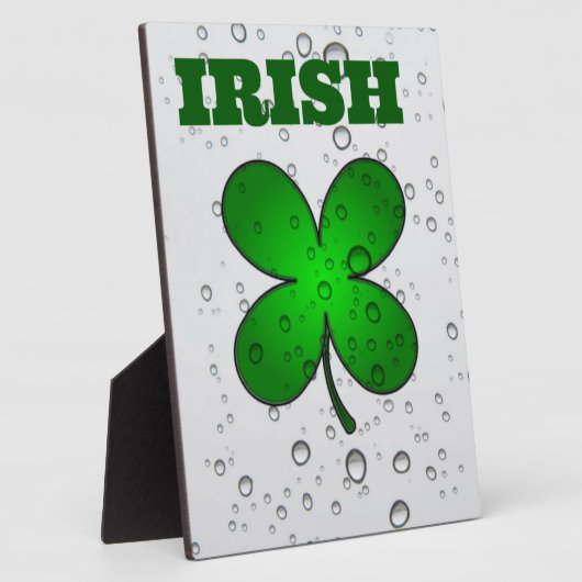 Irische Schwimmklee Fotoplatte (Seite)