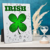 Irische Schwimmklee Fotoplatte (Seite)