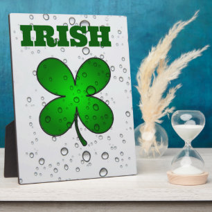 Irische Schwimmklee Fotoplatte