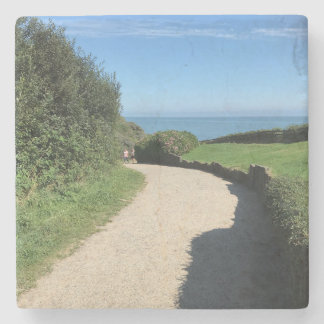 Irische See aus Gorey, Irland Steinuntersetzer