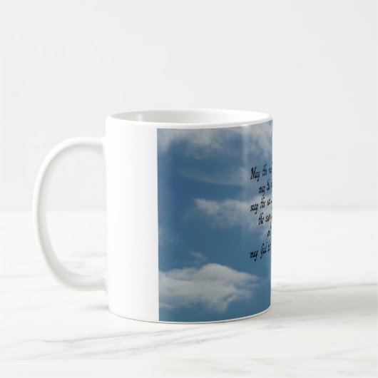 Irische Segen-Kaffee-Tasse Kaffeetasse (Links)