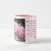 Irische Segen-Tasse Zweifarbige Tasse (Mittel)