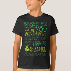 Irische Segnung Möge Der Weg Sich Für Dich Erheben T-Shirt