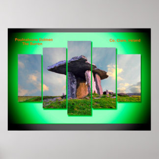 Irische Sehenswürdigkeit für Plakat