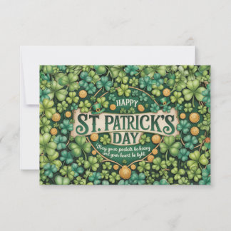 Irische Shamrock-Feierdesign
