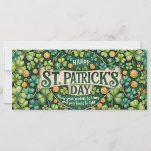 Irische Shamrock-Feierdesign