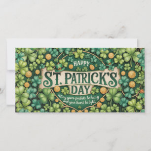 Irische Shamrock-Feierdesign