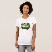 Irische Shamrock-Feierdesign T-Shirt (Vorne ganz)