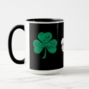 Irische Shamrocks Kaffeetasse