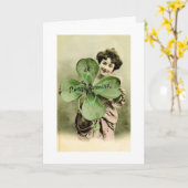 Irische Shenanigans Karte (Gelbe Blume)