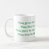 Irische Sprichwort-Tasse Kaffeetasse (Links)