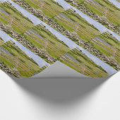 Irische Steinmauern Geschenkpapier (Ecke)