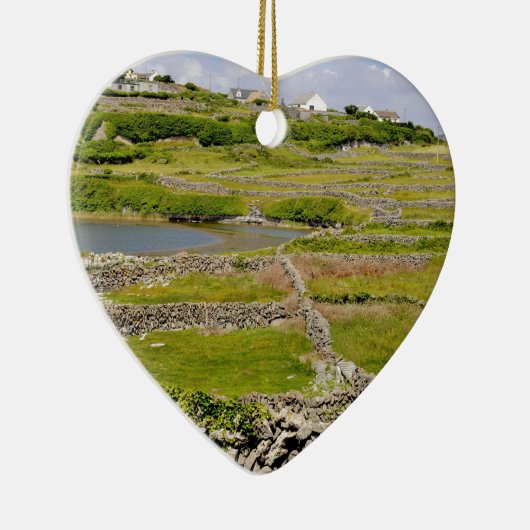 Irische Steinmauern Keramik Ornament (Rechts)