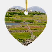 Irische Steinmauern Keramik Ornament (Vorne)