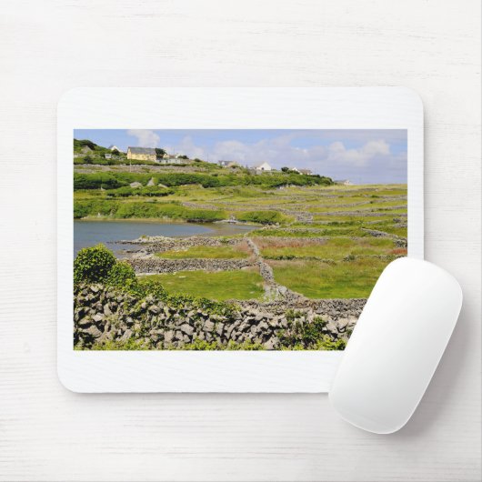 Irische Steinmauern Mousepad (Mit Mouse)