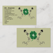 Irische Stolz-Visitenkarte Visitenkarte (Vorne/Hinten)