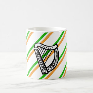 Irische Streifenflagge Kaffeetasse