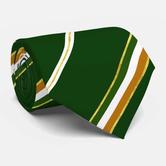 Irische Streifenflagge Krawatte (Gerollt)