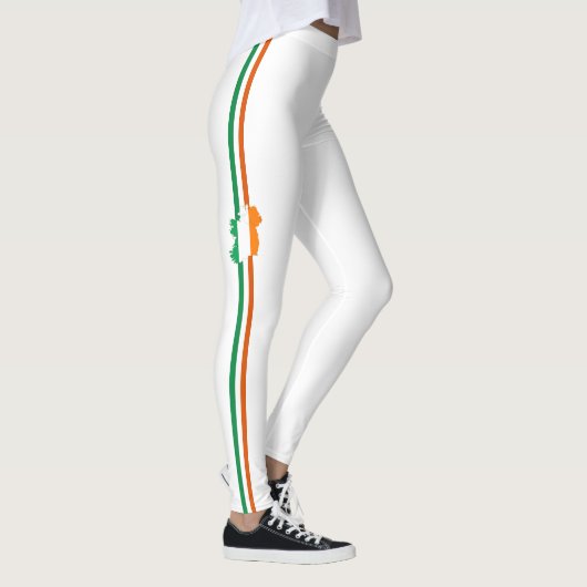 irische Streifenflagge Leggings (Rechts)