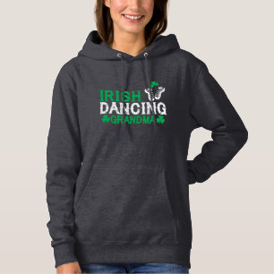 Irische tanzende Oma irische Stepptänzerin Frauen Hoodie