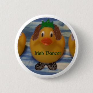 Irische Tänzer-Ente Button