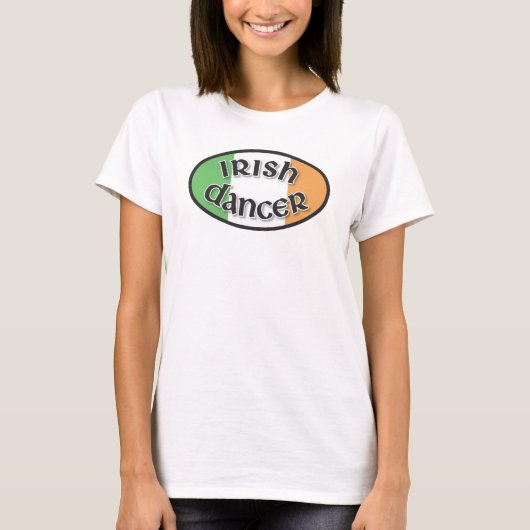 Irische Tänzer-Farben von Irland-T - Shirt (Vorderseite)