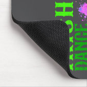 Irische Tanzfarben Frohen St. Patrick's Day Tänzer Mousepad (Ecke)